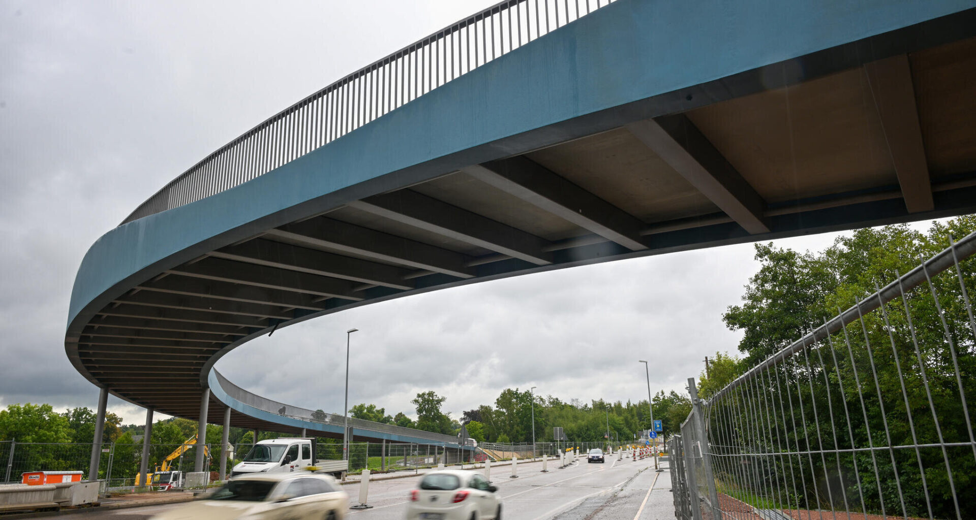 In Chemnitz wird der Autobahnzubringer Kalkstraße diese Woche gesperrt