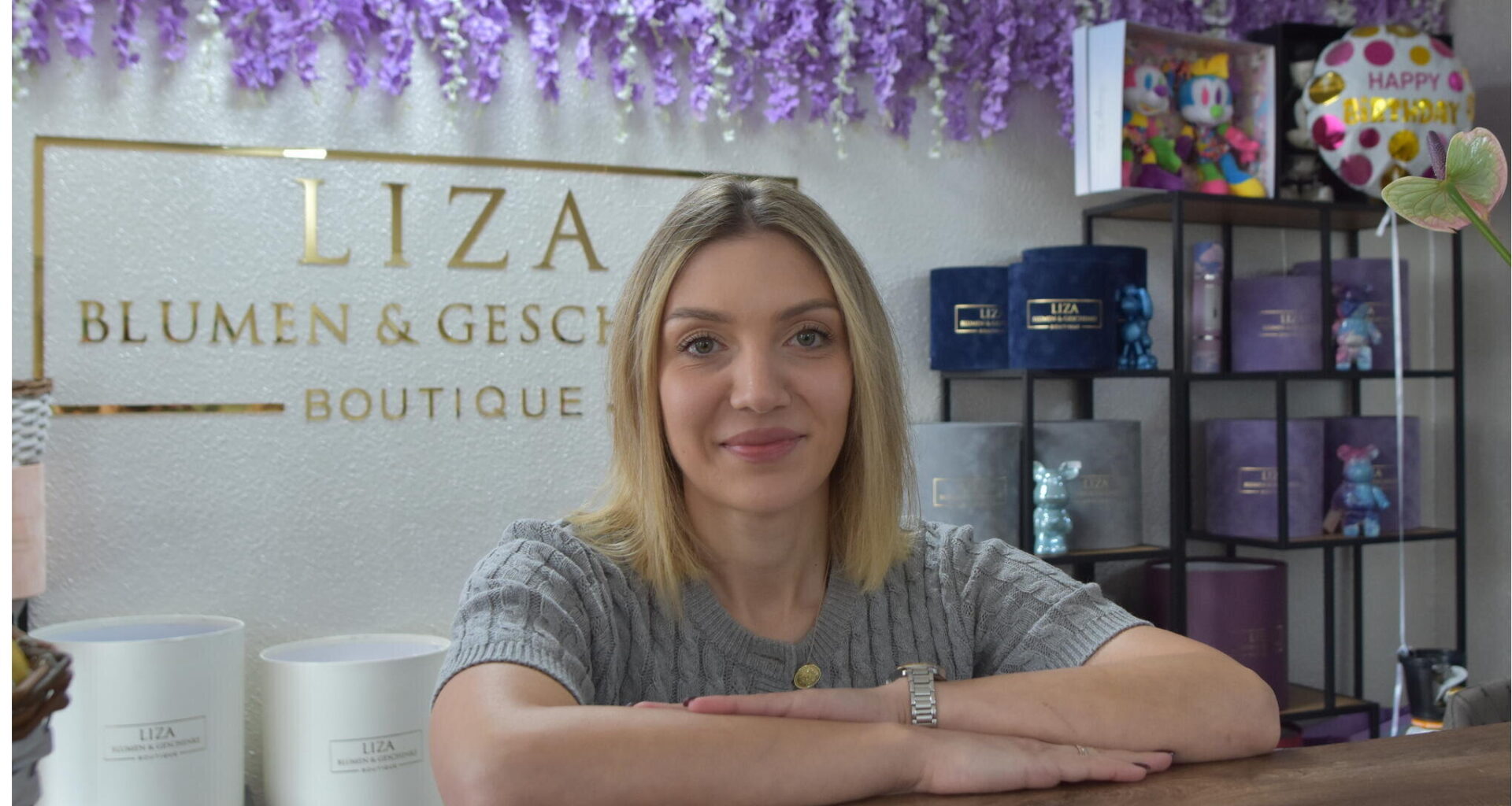 Hier kommen die Blumen auch per Lieferando zum Kunden