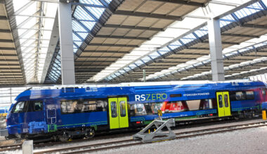 Stadler zeigt in Chemnitz Wasserstoff-Triebwagen erstmals vor breitem Publikum