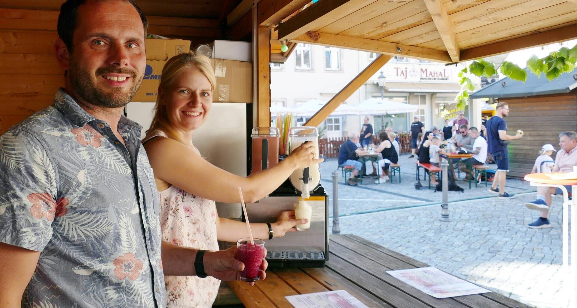 Neue Drinks sorgen beim Zschopauer Weinfest für Abkühlung