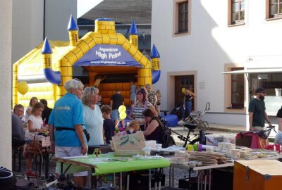 Zschopauer Herbst- und Weinfest lockt Hunderte Besucher an - Auch für Kinder gab es viele Angebote.