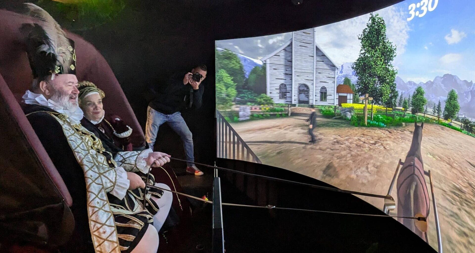 Simulator lässt im neuen Augustusburger Kutschenmuseum die Herzen höher schlagen
