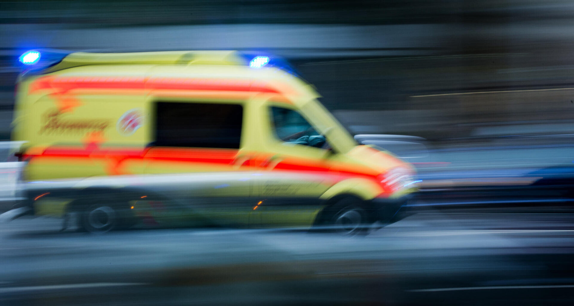 Crash mit Krankenwagen in Chemnitz