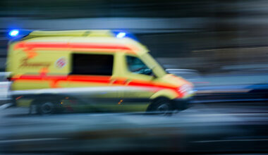 Crash mit Krankenwagen in Chemnitz