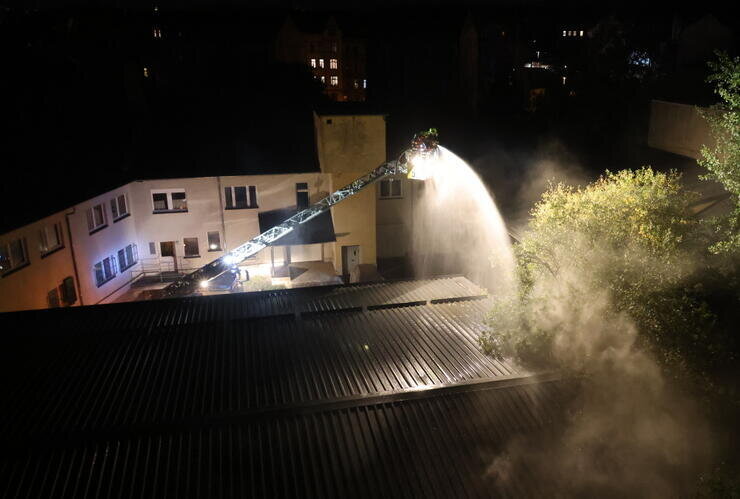 Brand in Chemnitzer Philippstraße: Feuerwehr verhindert Schlimmeres