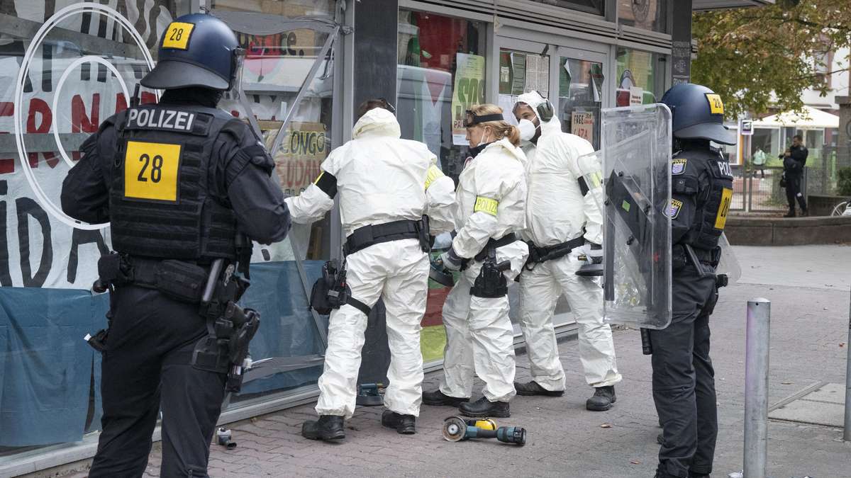 Besetztes Haus im Gallus geräumt – Innenminister kritisiert Stadt Frankfurt scharf