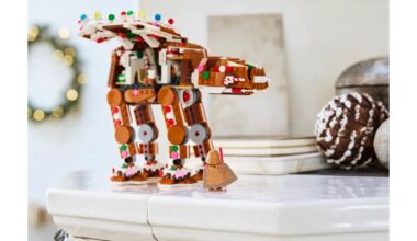 Neues LEGO Star Wars-Set macht den AT-AT zum wandelnden Lebkuchenhaus