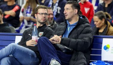 Stefan Kretzschmar und Jaron Siewert, Füchse Berlin (Quelle: IMAGO / DeFodi Images)