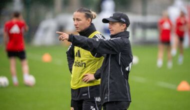Unions Tanja Pawollek (l.) und Ailien Poese (imago images/Matthias Koch)