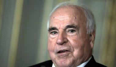 "Kanzler der Einheit": Helmut-Kohl-Straße in Berlin lässt auf sich warten