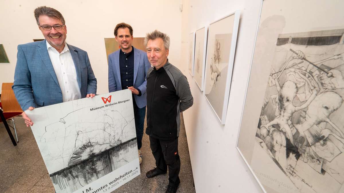Michel M. stellt 70 Zeichnungen im Museum Wilhelm Morgner aus