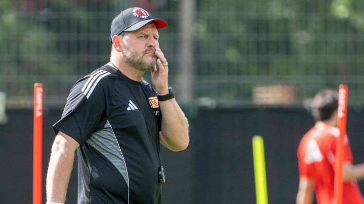 Union-Trainer Steffen Baumgart. / imago images/Matthias Koch