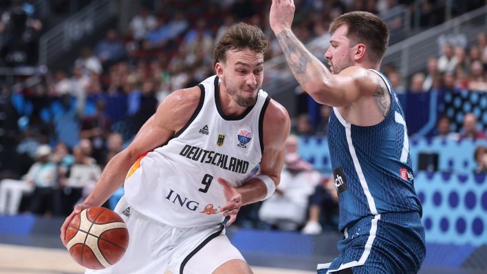 Franz Wagner im Duell mit Luka Doncic | Bild: IMAGO/MN Press Photo