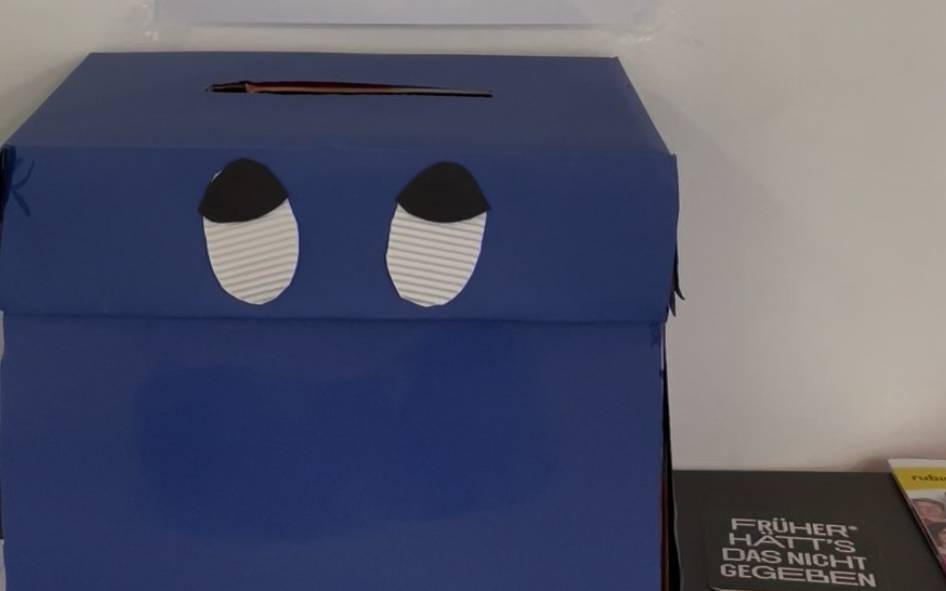 Wahlurne für die U-16-Wahl 