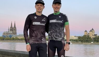 Malberger Vater-Sohn-Duo beim Köln Triathlon