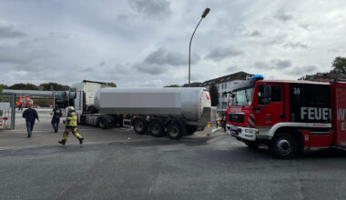 Frau in Essen von Lkw überfahren ++ Hubschrauber-Einsatz