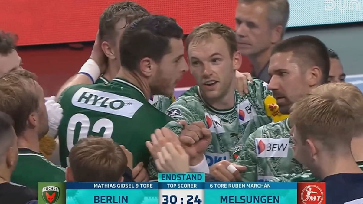 Video-Highlights Handball-Bundesliga: Füchse bezwingen Melsungen – Erster Bundesliga-Sieg für Berlin unter Trainer Krickau - Video