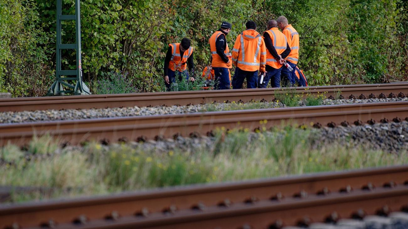 Bahnstrecke Düsseldorf-Köln: Durchtrennte Bahnkabel in NRW: Polizei geht von Sabotage aus
