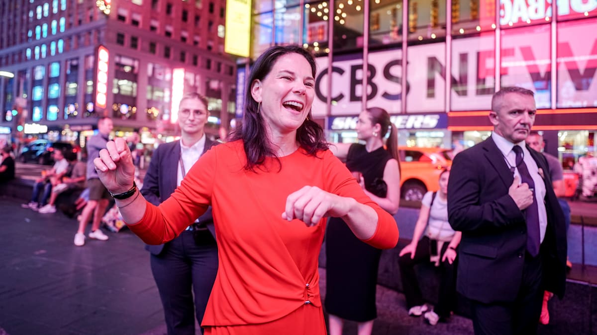 Annalena Baerbock in New York: „Ich stehe hier als Präsidentin der UN. Niemand interessiert das so wirklich“