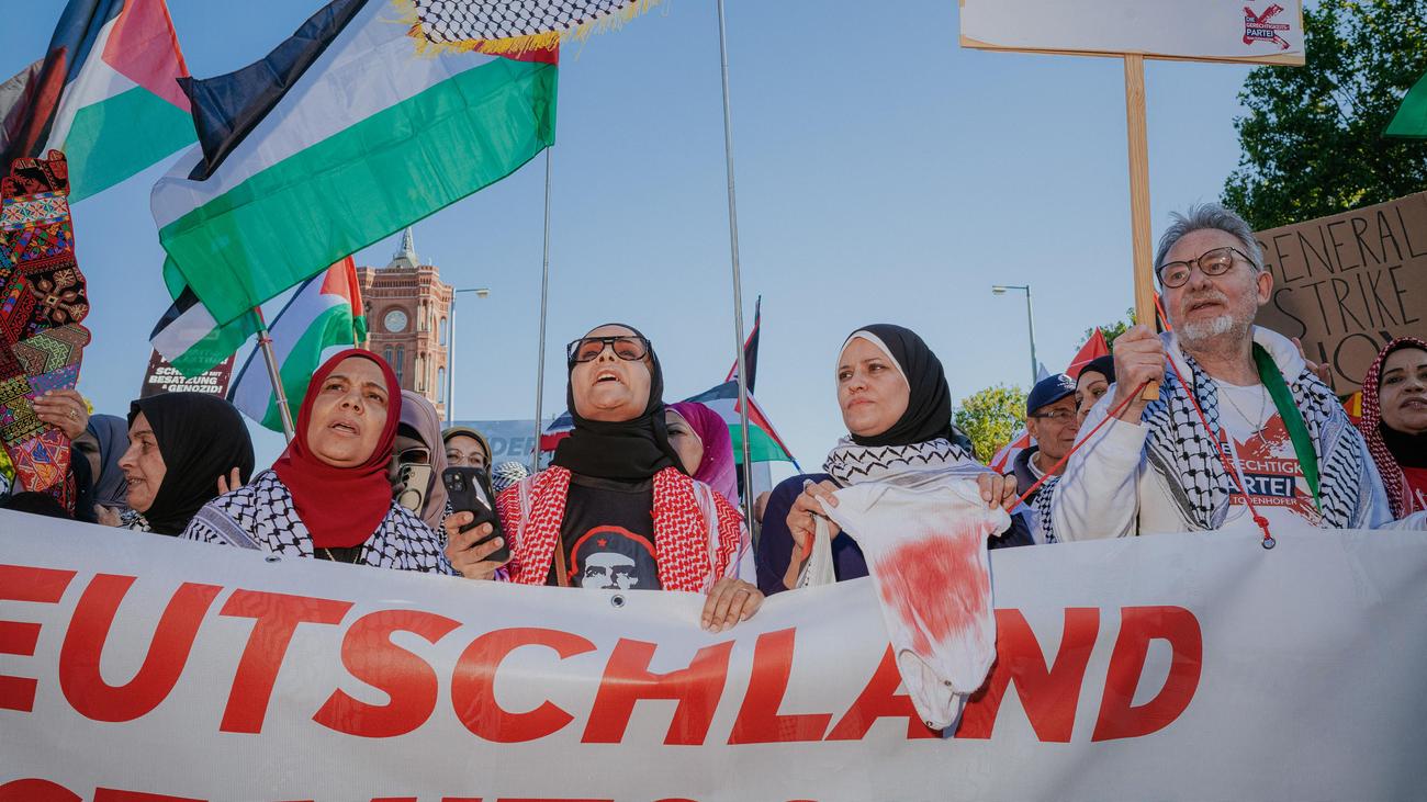 Gaza-Demo in Berlin: Sie eint ein Vorwurf