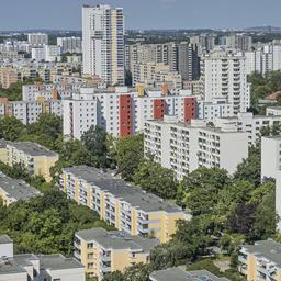 Hochhäuser, Fritz-Erler-Allee, Gropiusstadt, Berlin (Quelle: dpa)