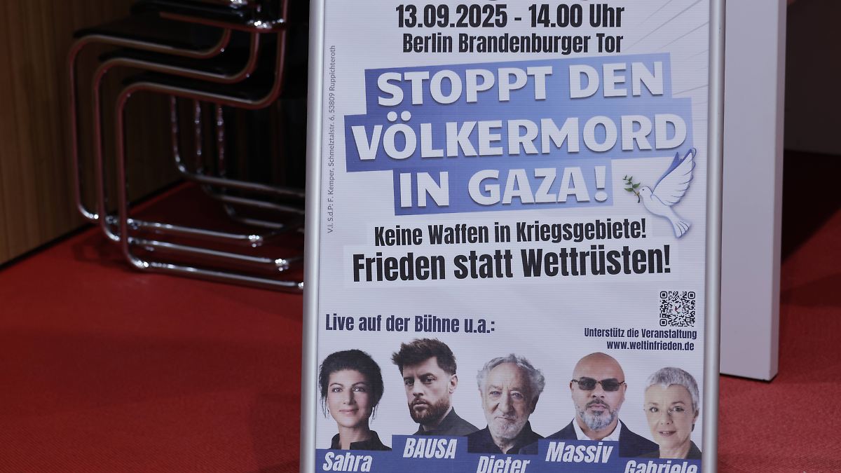 Veranstalter erwarten 15.000: Gaza-Demonstration in Berlin