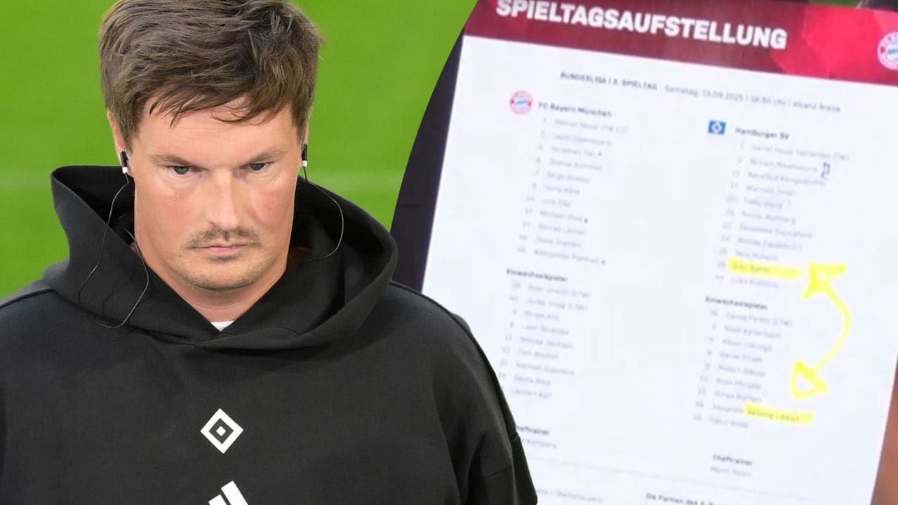 HSV: Trainer Merlin Polzin gibt Aufstellungs-Panne bei den Bayern zu! - BILD