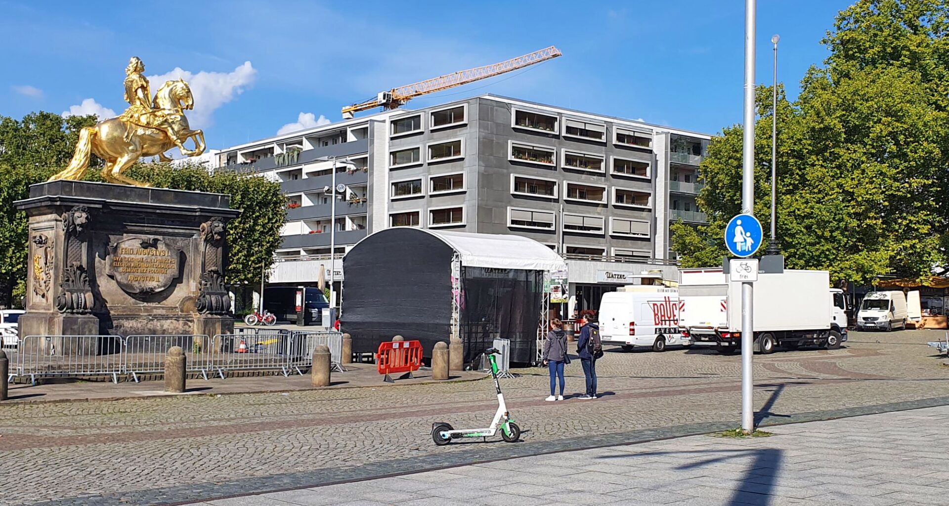 Familienfest am Goldenen Reiter: Drei Tage Programm in Dresden