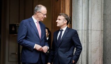 Bundeskanzler Merz trifft Präsident Macron