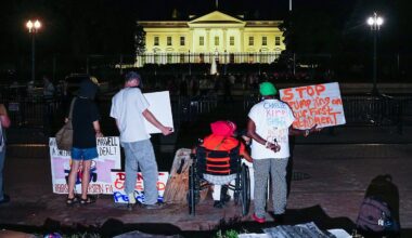 Nach mehr als 40 Jahren: Trump lässt berühmte Friedenswache vor Weißem Haus räumen