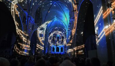 Lichtshow "Luminiscence" setzt Münsteraner Dom in neues Licht