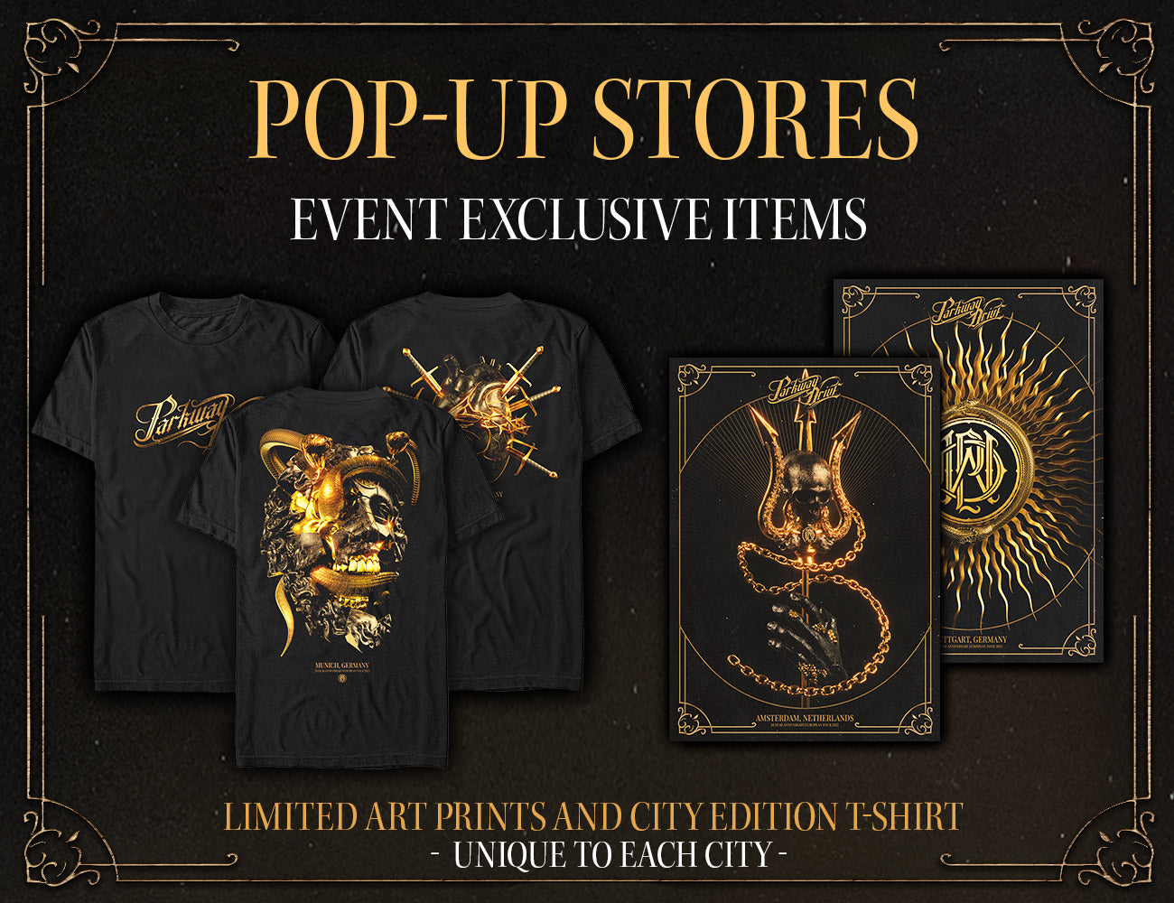 Parkway Drive City Shirt Graphic 2025