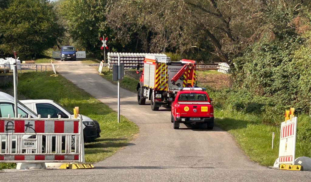 Hamburg: Weltkriegsbombe in Hafennähe – Straße abgesperrt
