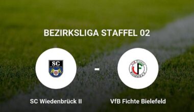 VfB Fichte Bielefeld im Spiel gegen SC Wiedenbrück II klar überlegen