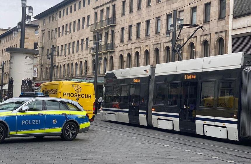 Verkehrsunfall in der Mannheimer Innenstadt