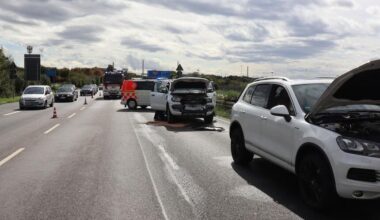 Auffahrunfall auf B 38a bei Mannheim sorgt für Verkehrsbeeinträchtigung