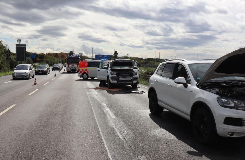 Auffahrunfall auf B 38a bei Mannheim sorgt für Verkehrsbeeinträchtigung