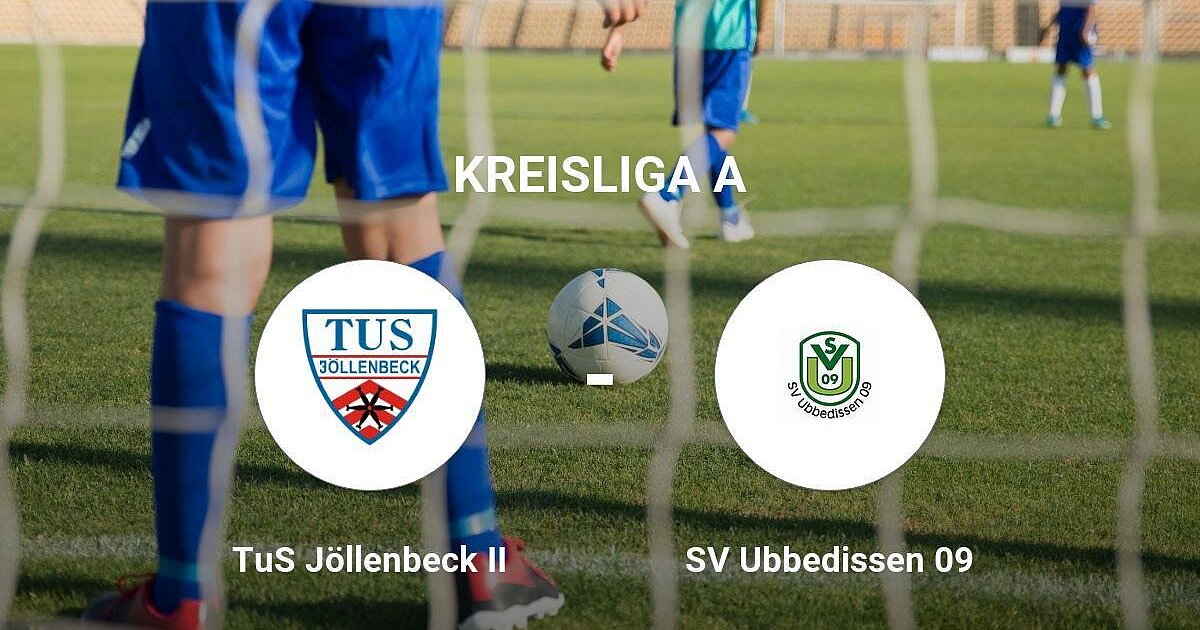 Kantersieg für TuS Jöllenbeck II gegen SV Ubbedissen 09