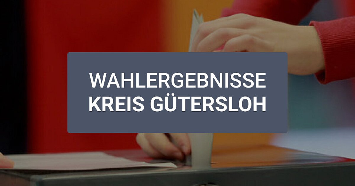 Alle Wahlergebnisse zur Kommunalwahl aus dem Kreis Gütersloh im Überblick