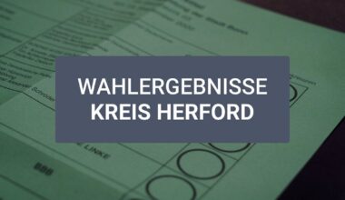 Alle Wahlergebnisse zur Kommunalwahl aus Herford im Überblick