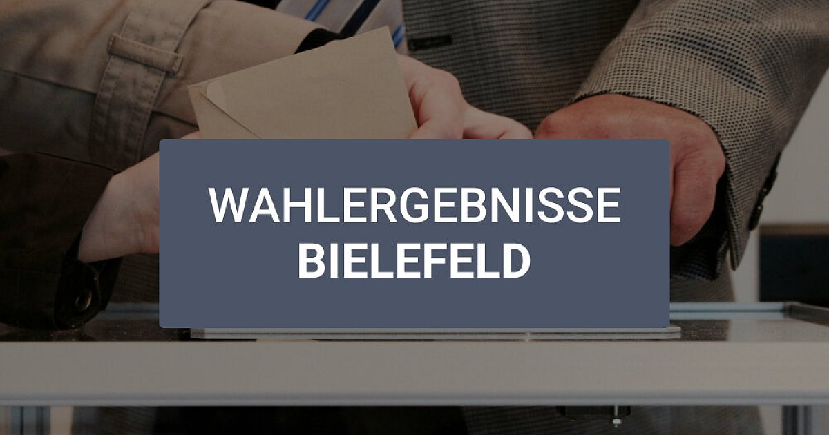 Live am Wahlabend: Alle Ergebnisse der Kommunalwahl 2025 in Bielefeld im Überblick