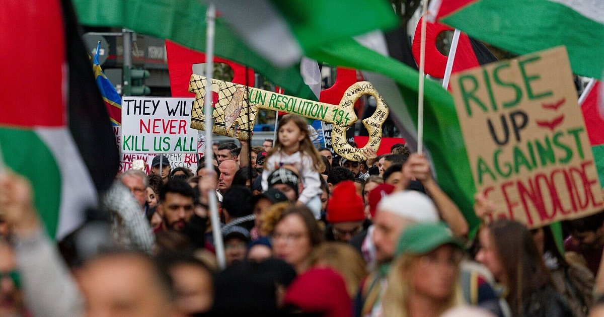 50.000 Menschen in Berlin gegen Gaza-Krieg auf der Straße | Nachrichten Aktuell