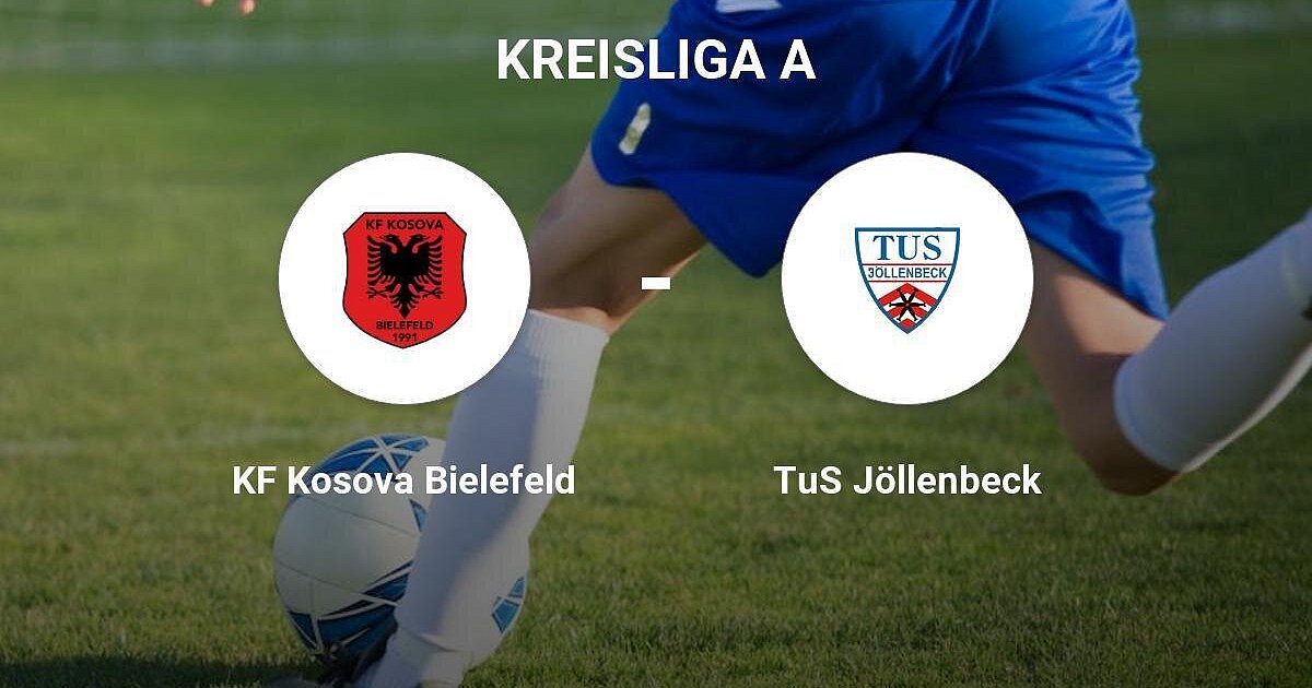 TuS Jöllenbeck im Spiel gegen KF Kosova Bielefeld um Längen besser