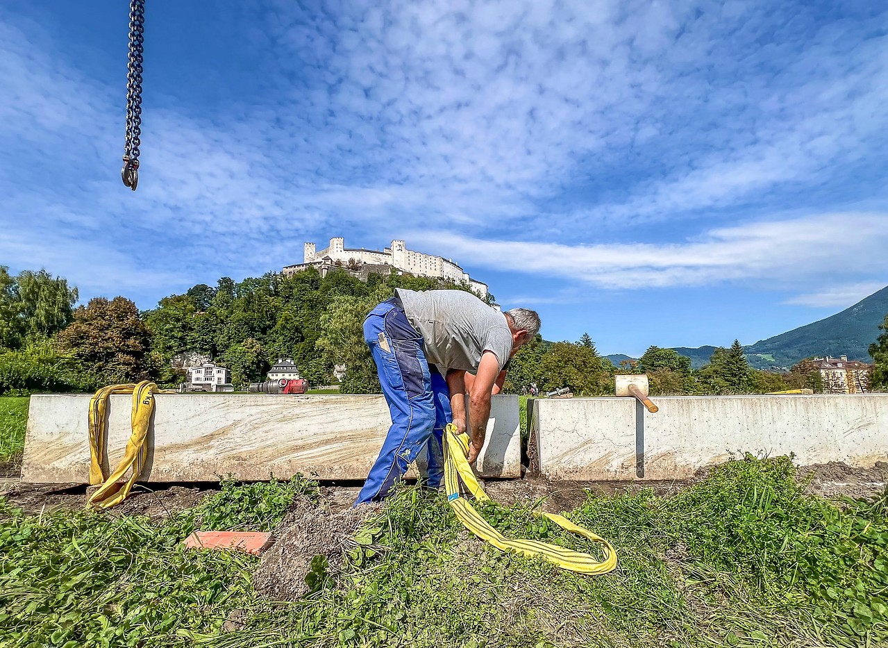 Abbau Betonstern am Krauthügel