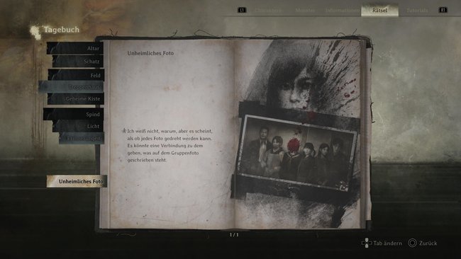 Das Bilderrätsel in Silent Hill f.