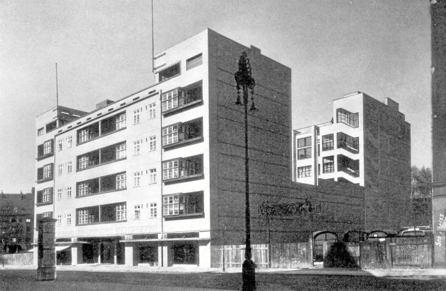 Im Stil der Neuen Sachlichkeit erbaut: Das Haus der Gewerkschaft »Verband der der Deutschen Buchdrucker«