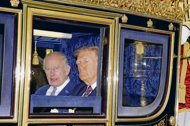 US-Präsident Donald Trump mit König Charles