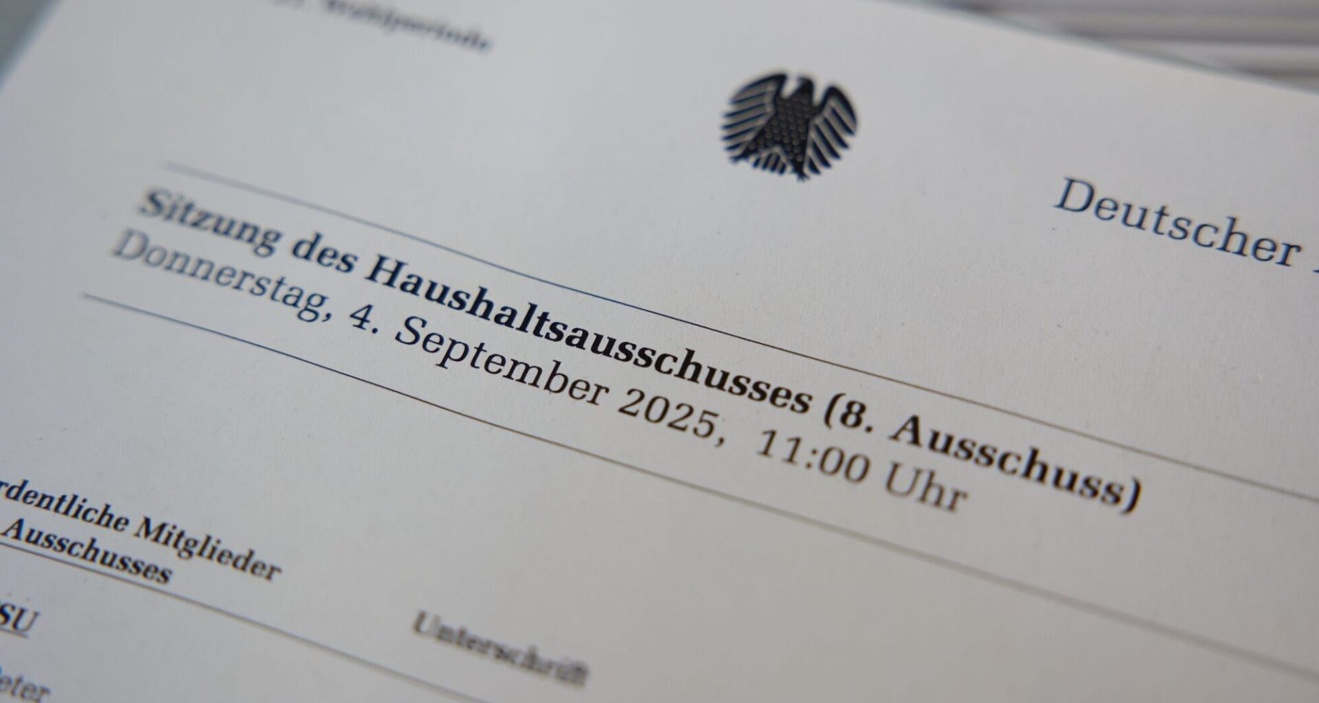 Haushalt für 2025 steht - Nachrichten aus Deutschland