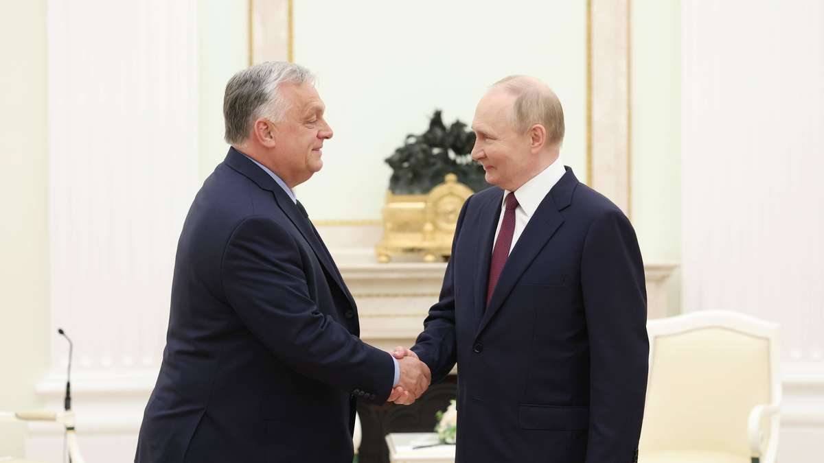 Orban redet Ungarn-Drohnen in der Ukraine klein