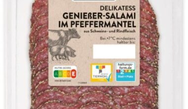 REWE ruft Salami zurück: Sogar Nierenversagen möglich | Leben & Wissen